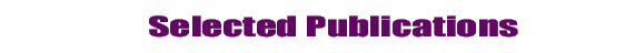 Selected Publications