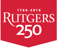Rutgers 250th anniversary logo. Visit page to learn more.