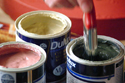 paint cans