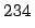 $^{234}$