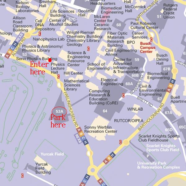 map of meeting locations