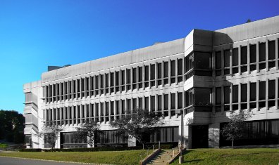 retouched photo of Physics Building