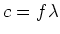$c=f\lambda$