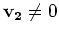 ${\mathbf v_2} \ne 0$
