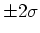 $\pm2\sigma$