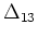 $\Delta_{13}$