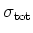 $\sigma_{\rm tot}$