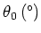 $\theta_0\, (^\circ)$