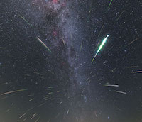 Perseid Meteors over Slovakia