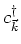 $c^{\dagger}_{ \vec{k}}$