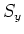 $\displaystyle S_y$
