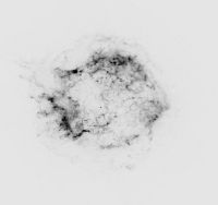 Cas A inverted grey