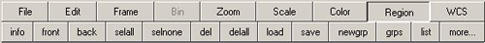 region tool bar
