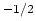 $^{-1/2}$