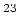 $^{23}$