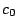 $\displaystyle c_{0}$