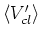 ${\langle }V'_{cl} {\rangle }$