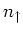 $n_{\uparrow}$