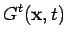$\displaystyle G^t({\bf x},t)$