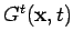$G^t({\bf x},t)$