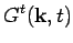 $\displaystyle G^t({\bf k},t)$
