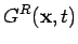 $\displaystyle G^R({\bf x},t)$