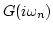 $G(i\omega_n)$