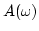 $A(\omega)$