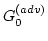 $G^{(adv)}_0$