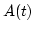 $\displaystyle A(t)$