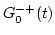 $\displaystyle G^{-+}_0(t)$