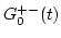 $\displaystyle G^{+-}_0(t)$