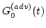 $\displaystyle G_0^{(adv)}(t)$